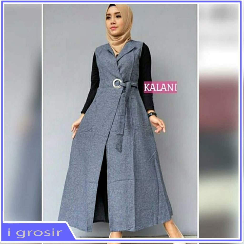 OUTER WANITA PANJANG FASHION MUSLIM LONG OUTER WANITA KARDIGAN AUTER WANITA PANJANG MURAH