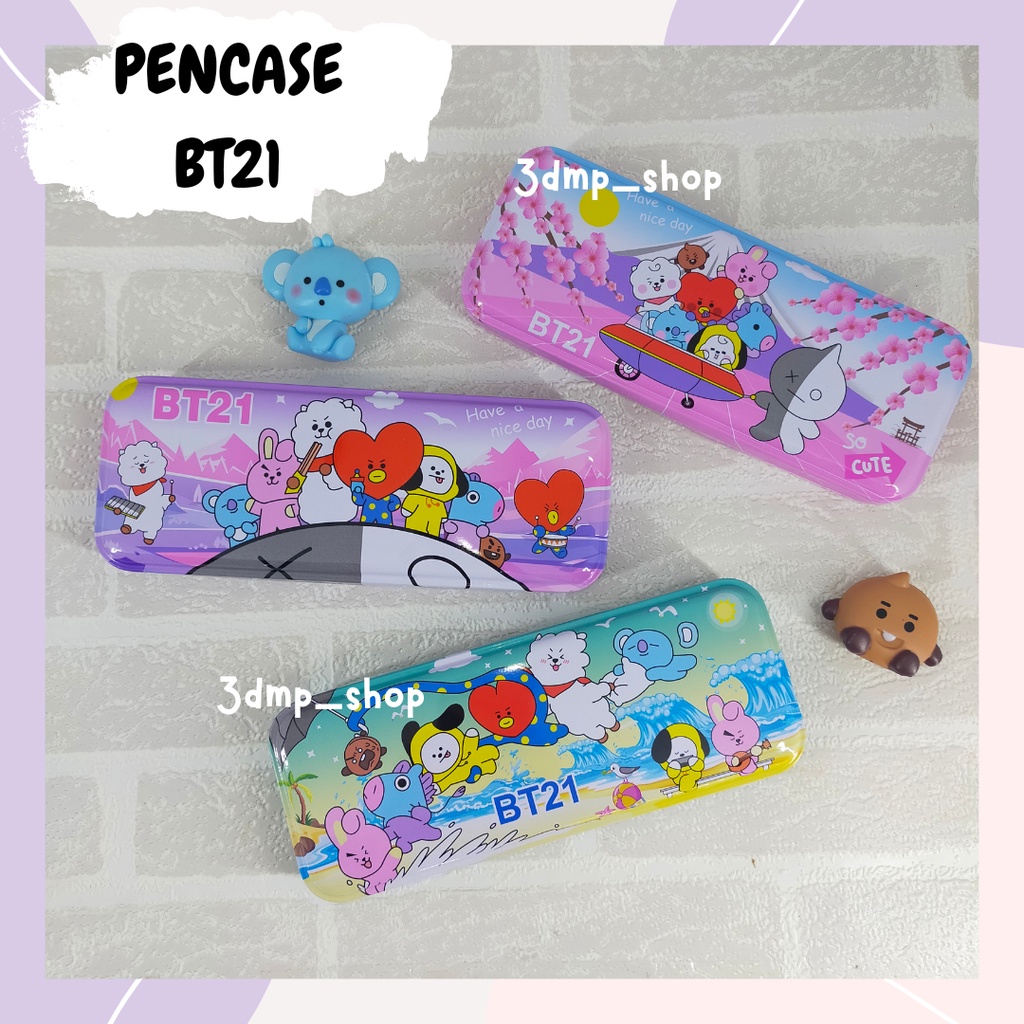 Pencase Tempat Kotak Pensil BT21 BTS KPOP