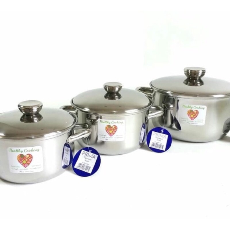 Panci Bima Prima SaucePot Stainless Steel | Panci Bima Stainless steel 16-22 Cm