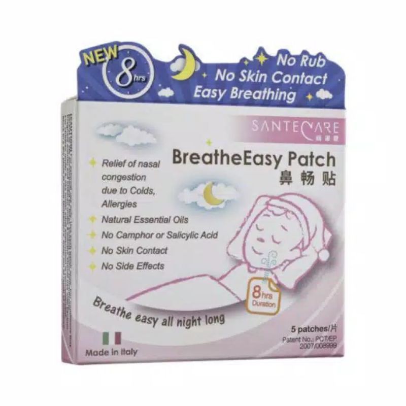 Santecare breatheeasy patch sante care koyo batpil flu pelega pernafasan hidung tersumbat-2