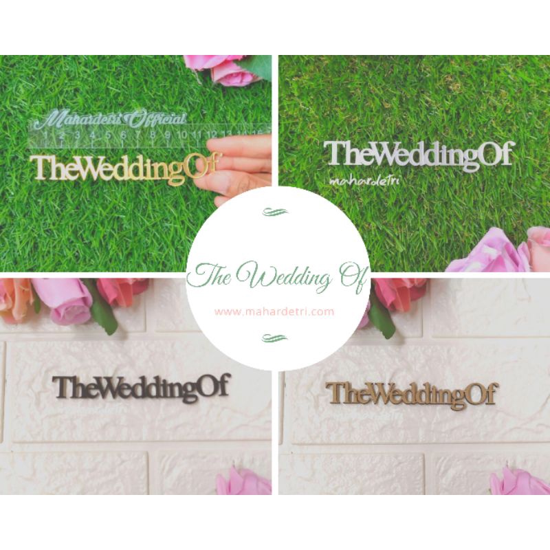 The Wedding Of Gold/Silver/Hitam/Cokelat