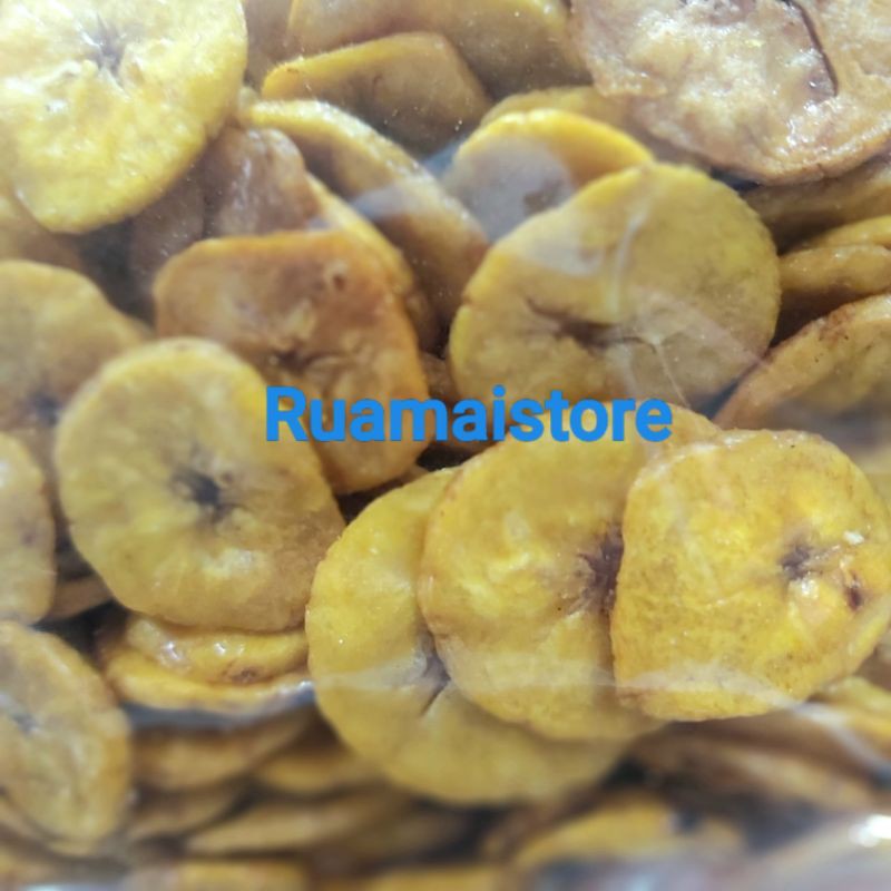 

2Xbtygneal Sakha Snack ) (Kilo) Keripik Pisang Manis Madu / Asin Keping 250Gr