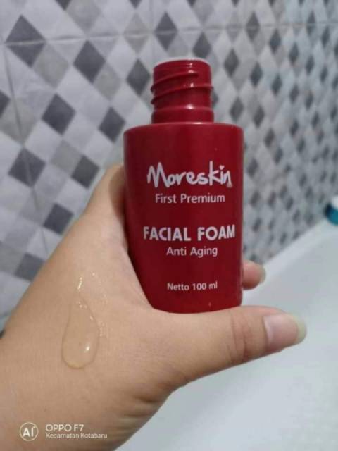 Moriskin Premium Facial Foam Anti Aging Nasa