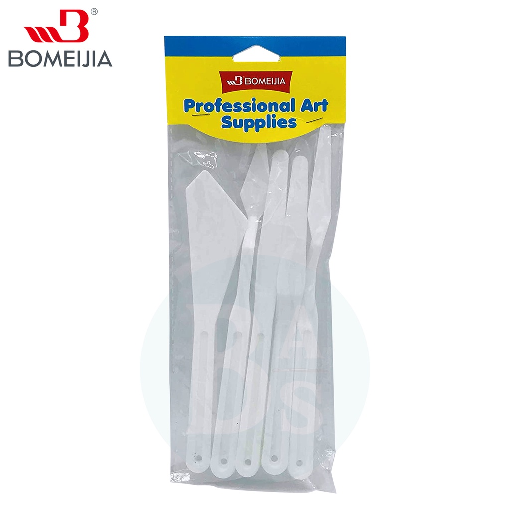 

Bomeijia Plastic Palette Knife Set 5