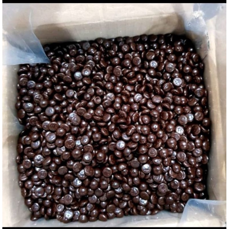 Choco Chips LAGIE 1/2 Bulat / Cokelat Compound Hitam Setengah Bulat 100gr 250gr