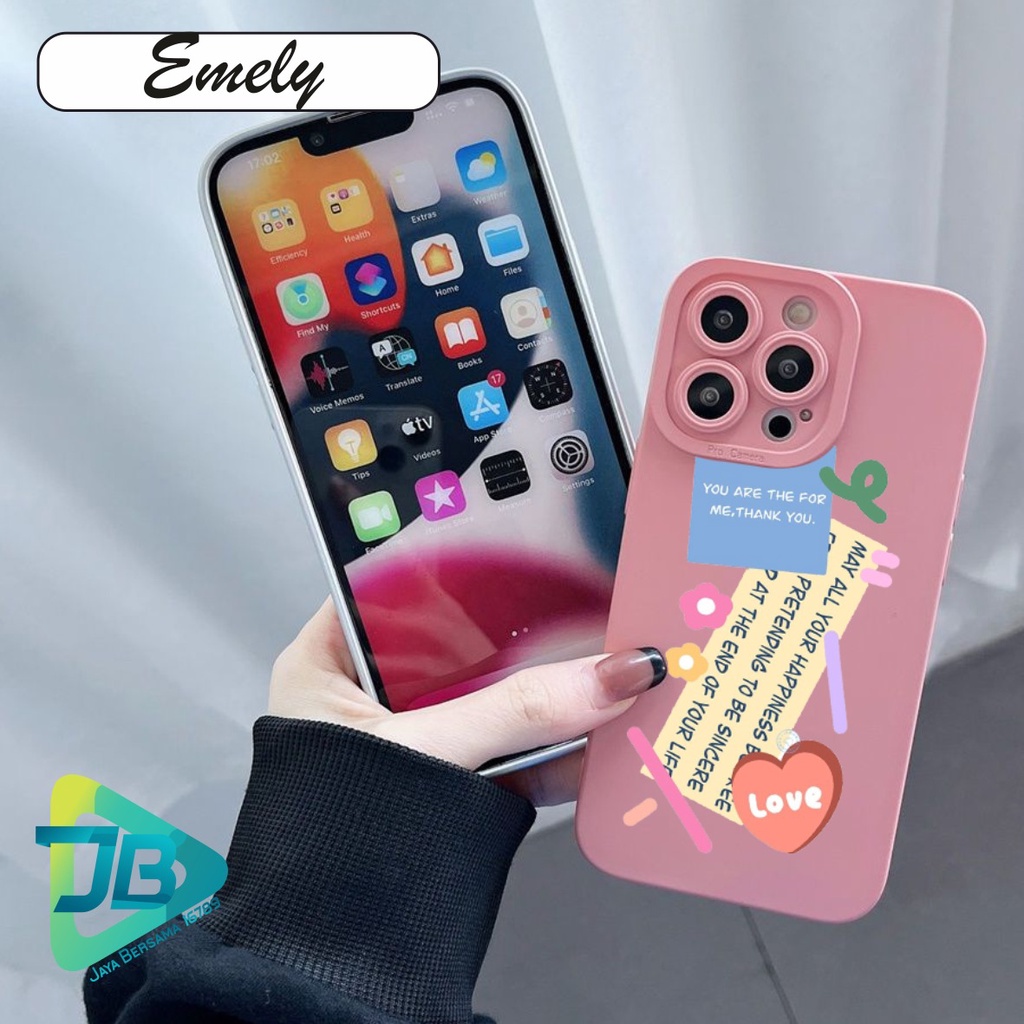 SOFTCASE CASE SILIKON PROCAMERA EMELY OPPO VIVO SAMSUNG REALME XIAOMI IPHONE INFINIX ALL TYPE JB5661