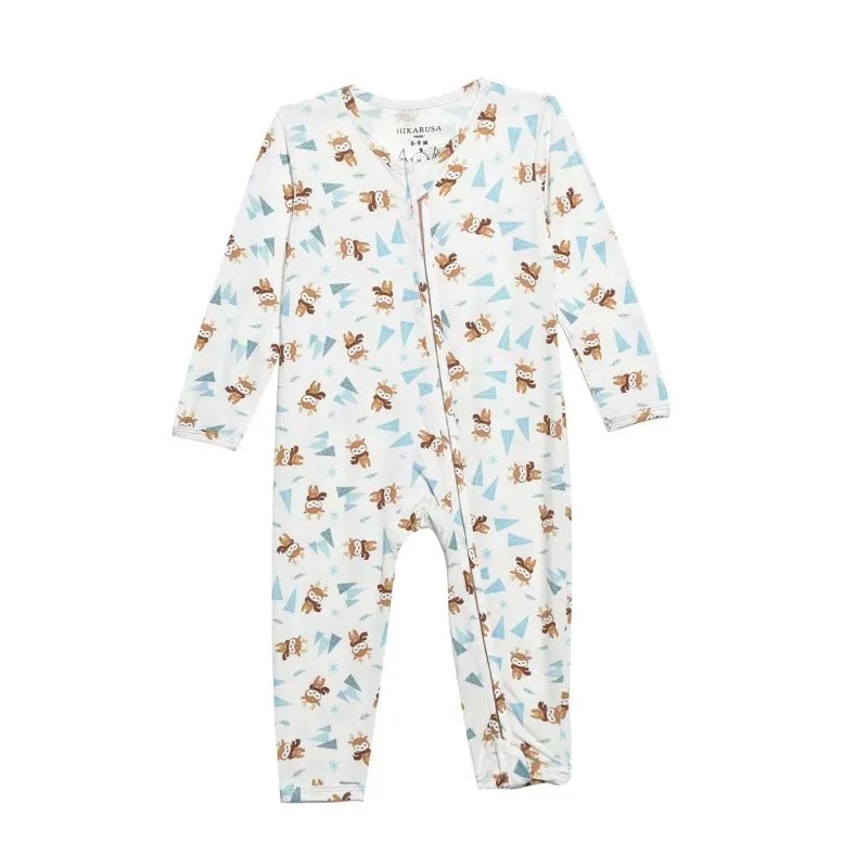 HIKARUSA SLEEPSUIT PLAYSUIT Baju Tidur Bayi Anak TENCEL Set Setelan Panjang Pajamas Piyama BABYMANIA