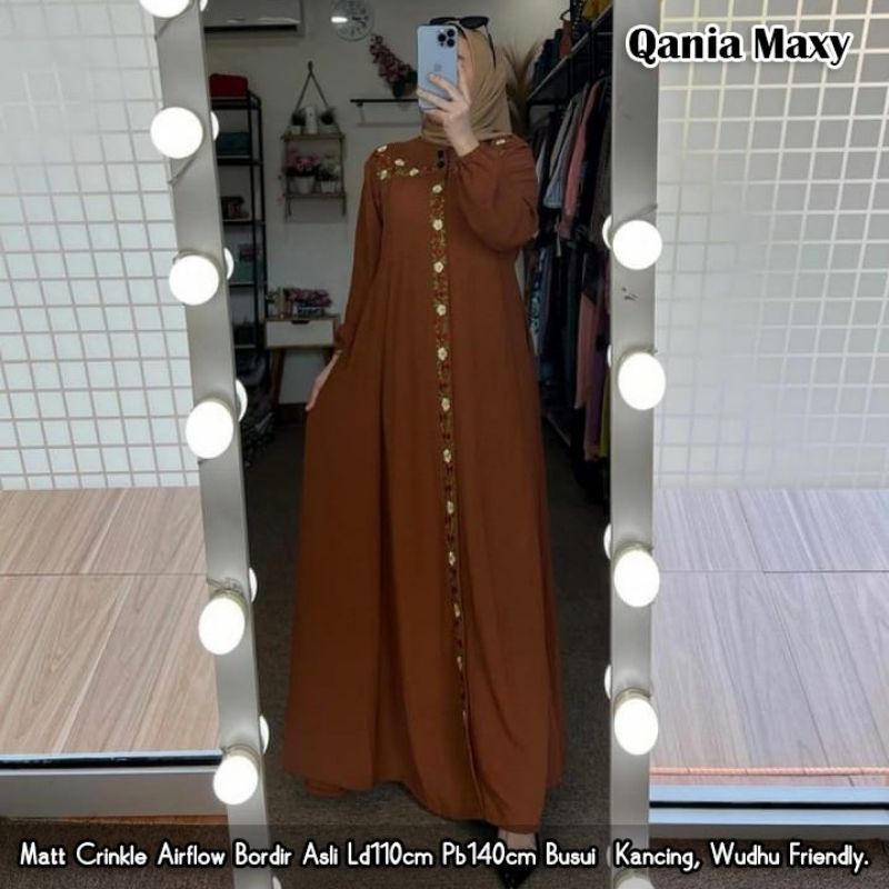 QANIA MAXY CRINKLE BORDIR by FARASYA