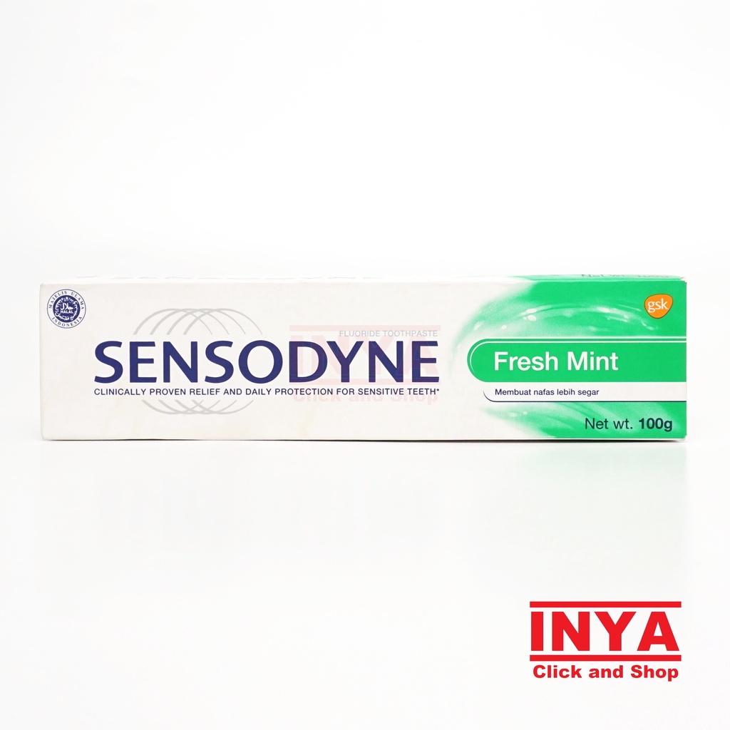 SENSODYNE FRESH MINT FLUORIDE TOOTHPASTE 100gr - Pasta Gigi - Odol