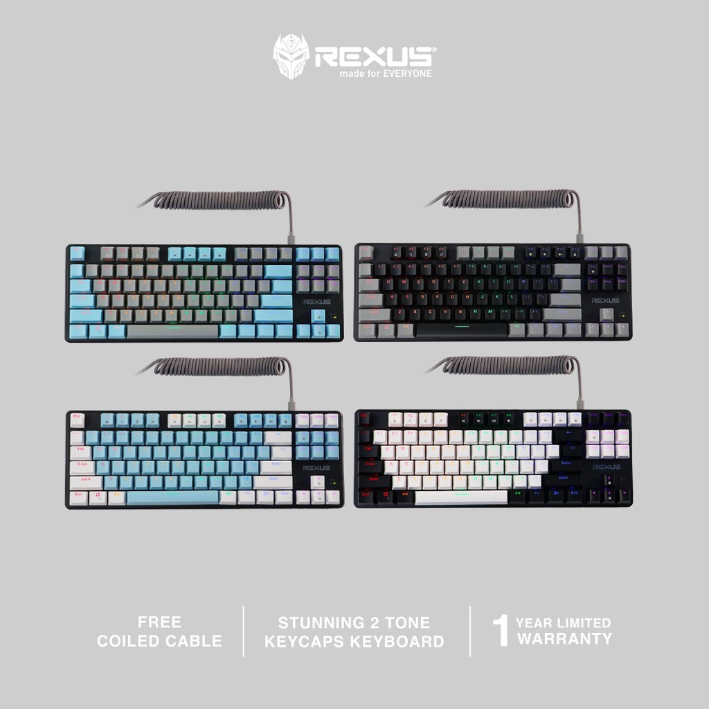 Rexus Keyboard Gaming Mechanical Legionare MX5.2 TKL Finale