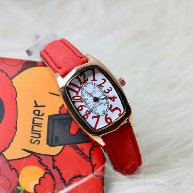 JAM TANGAN WANITA CASIO KULIT