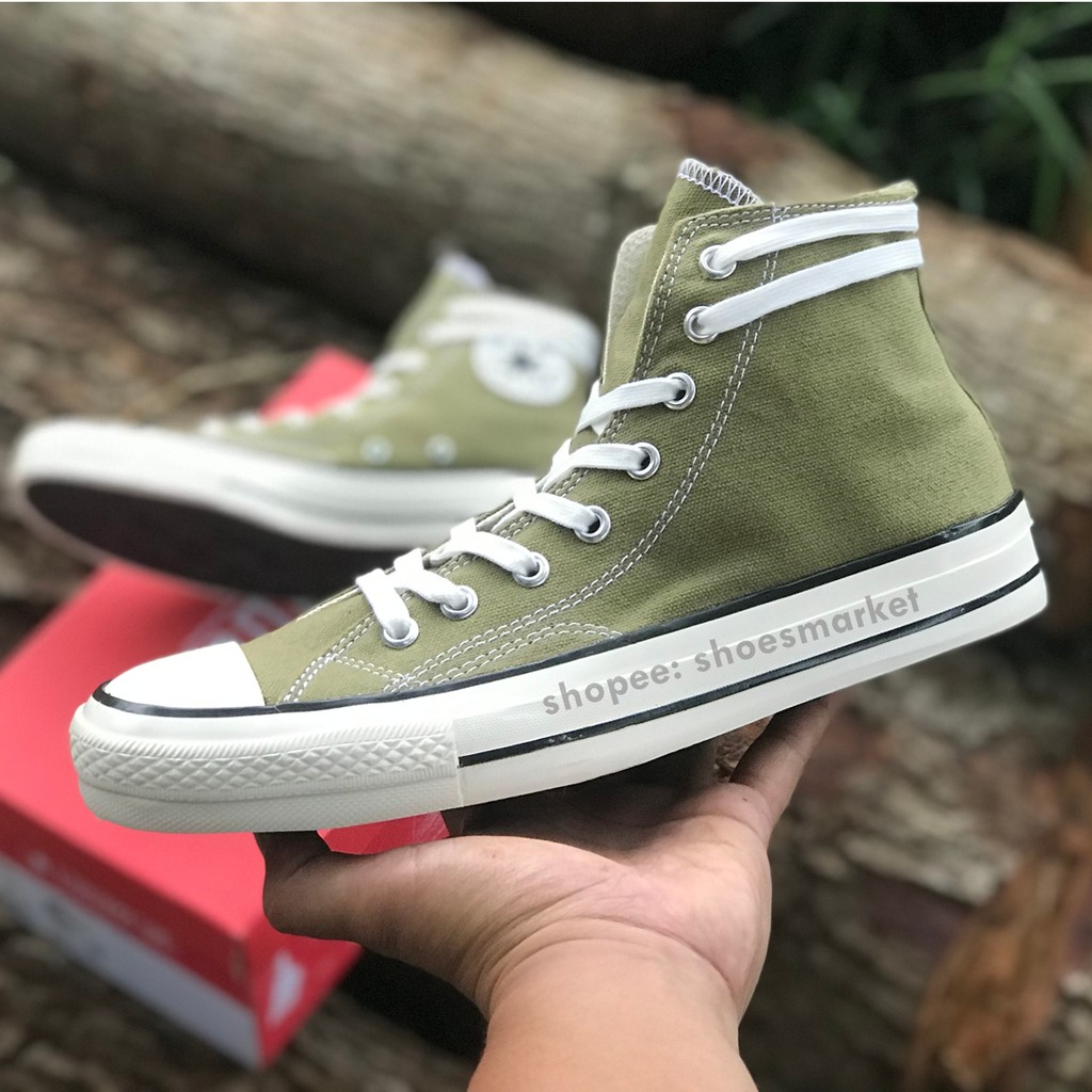 SEPATU CONVERSE 70S HIGH FIELD SURFLUS HIJAU LUMUT ALL STAR CHUCK TAYLOR OBRAL MURAH