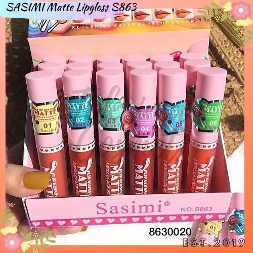 (CYBER) COD TERMURAH ecer Lipgloss Matte Sasimi S863 terlaris