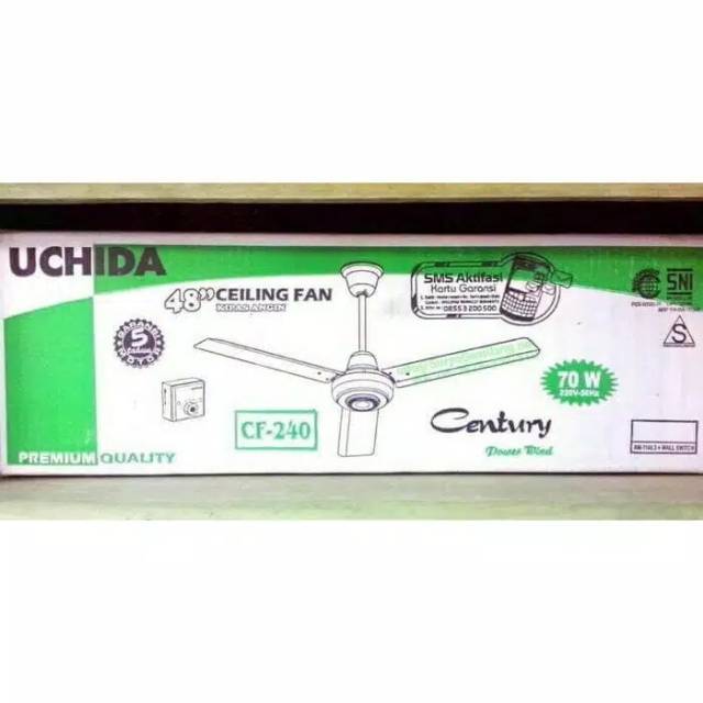 UCHIDA Kipas Ceiling Fan/ Kipas Plafon 48 Inch Baling 3 CF240