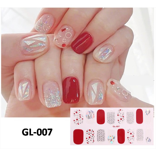 16Pcs/Stiker Kuku Murah / Nail Art Sticker / Nail Art Stiker / Nail Art &amp; Sticker Tipe GL