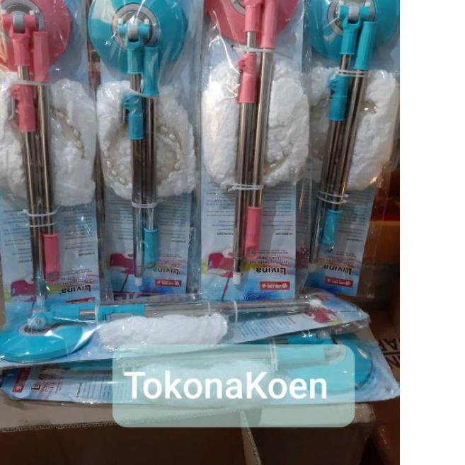 ➩ Alat pel lantai BM-51 Spin Mop Livina Lion Star ✱