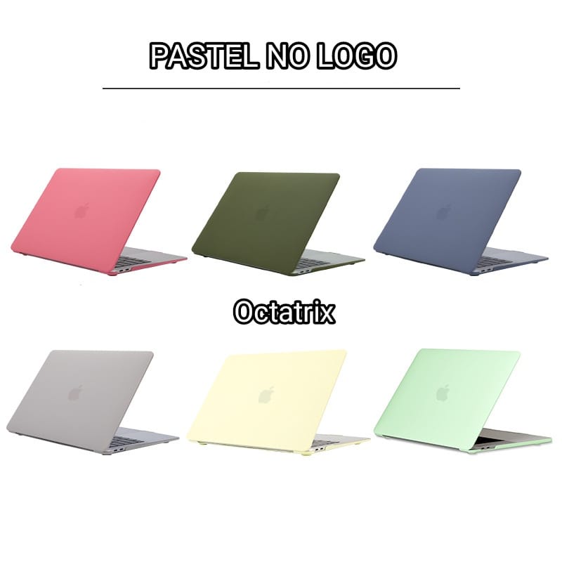 Macbook Case Pastel Matte Super Premium Quality Casing Mac Book Protector For Macbook Air M1 Pro 2016 2017 2018 2019 2020 (No Logo Cutting)