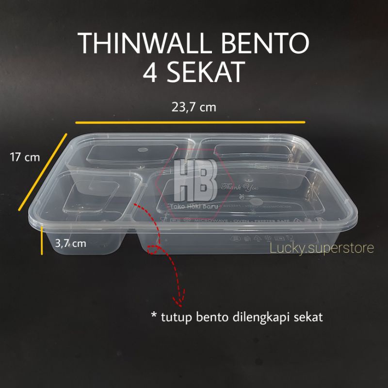 THINWALL BENTO SEKAT 4 VICTORY