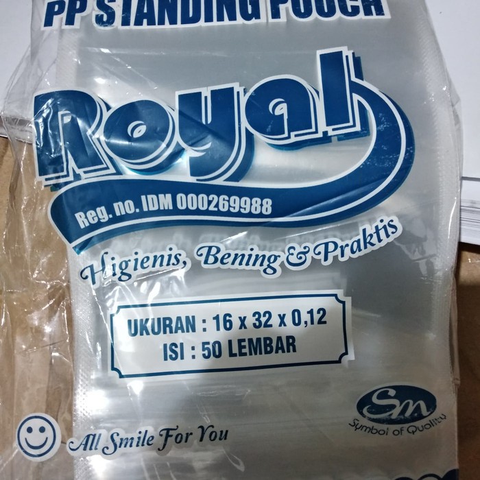 Standing Pouch Plastik Standing Pouch Plastik Pouch Kemasan Standing Pouch 16x32 Plastik PP