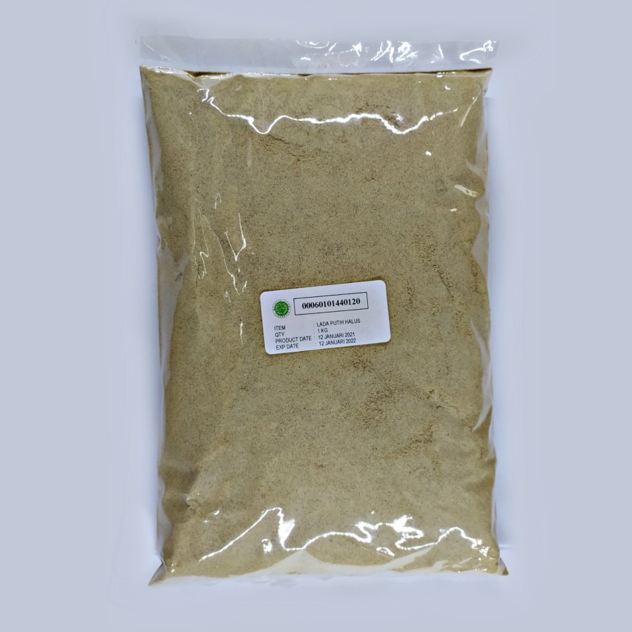 

Lada Putih Bubuk 1 kg Pure Asli 100%