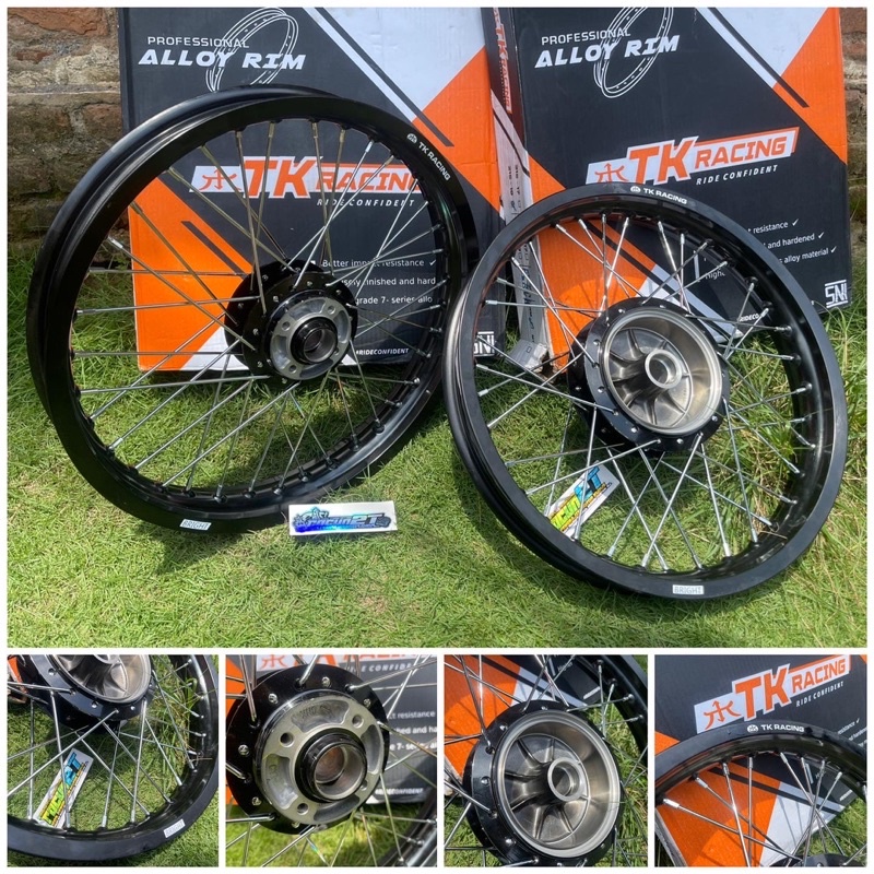 PAKET SET VELG RING RX KING TK TROMOL ORIGINAL vleg set Rx king ring TK Racing original