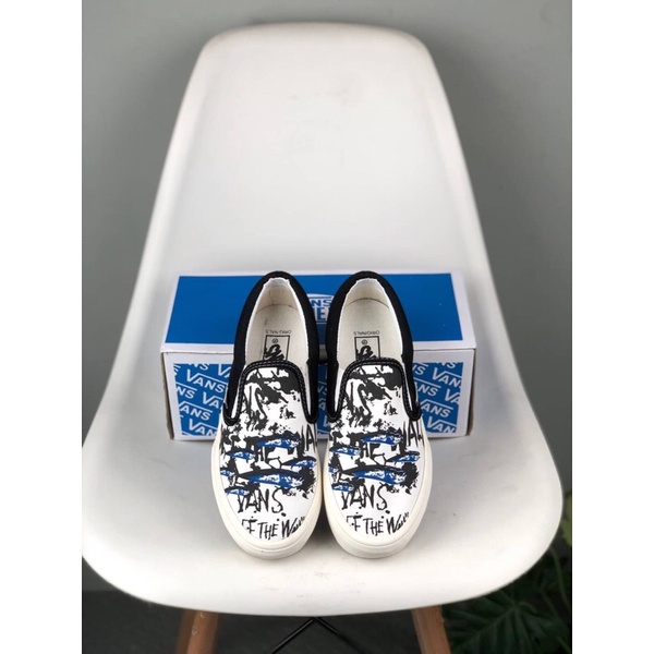 Sepatu Vans Slip On Ralph Steadman Tuna Casual Shoes bnib