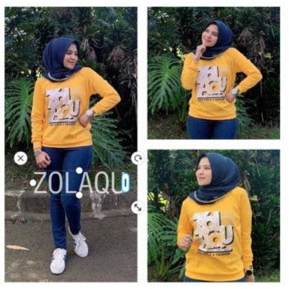 KAOS ZOLAQU TERBARU 100%  ORIGINAL TERLARIS KUNING MANGGA DAN PUTIH NEW