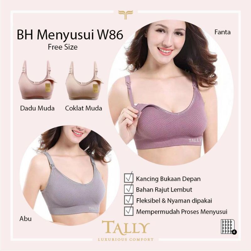 BRA MENYUSUI TALLY/BRA MENYUSUI RAJUT W86