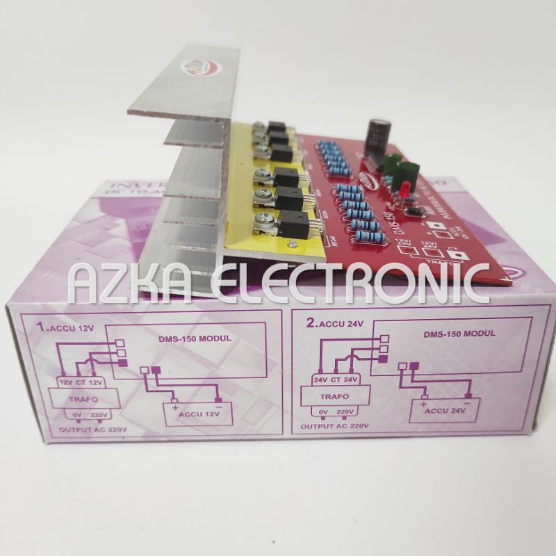 Kit Inverter 12V DC To AC 220V 1000W DMS 150