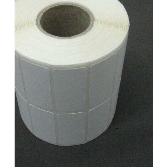 

❉ 33x15mm 2000pcs Gap 2line core1",direct thermal label sticker bare ✯