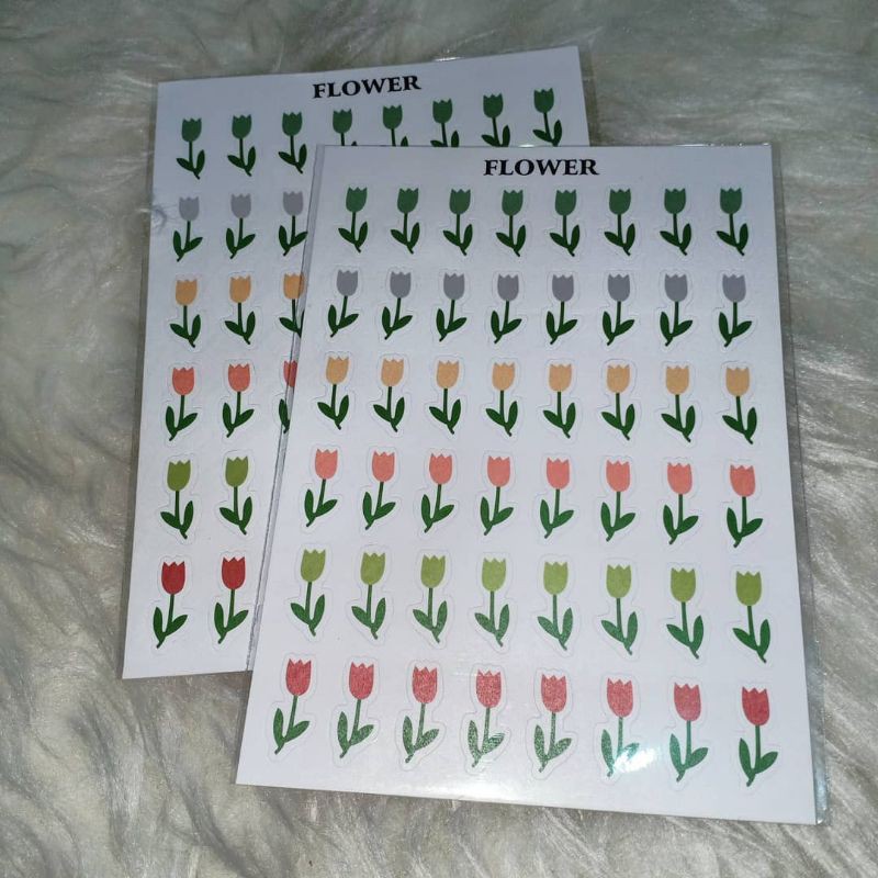 

Sticker Deco Hias Untuk Journal / Scrapbook - Motif Flower