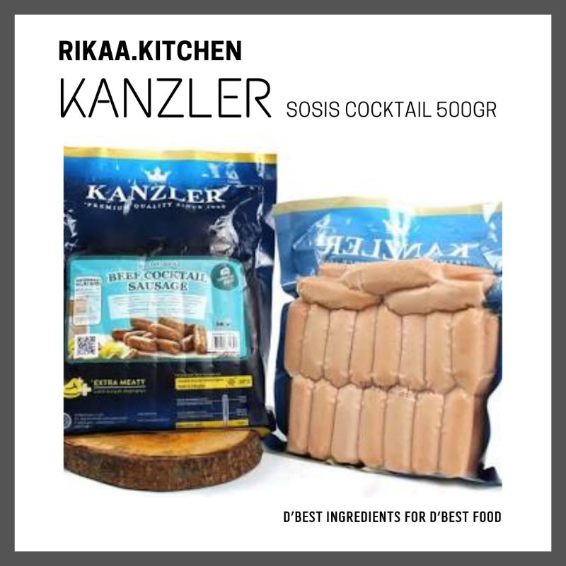 

RIKAA.KITCHEN - KANZLER SOSIS BEEF COCKTAIL 500GR