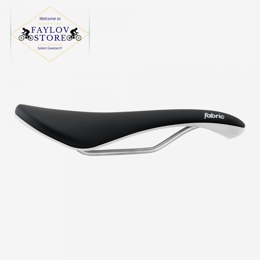 Mtb Saddle Fabric Scoop Radius Elite Saddle Black/Blue Bike Seat
