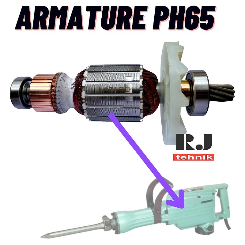 PH65 Armature Angker Spare Part Demoliton Hammer Drill PH65