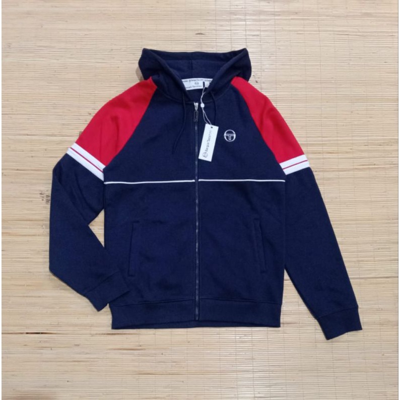 Hoodie Full Zipper Sergio Tacchini Orion Navy