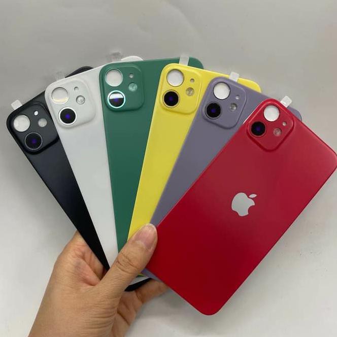 B6L6 Back Door Sticker Iphone Xr Fake Iphone 11 Back Body Cover Protector - Hitam 60Xv