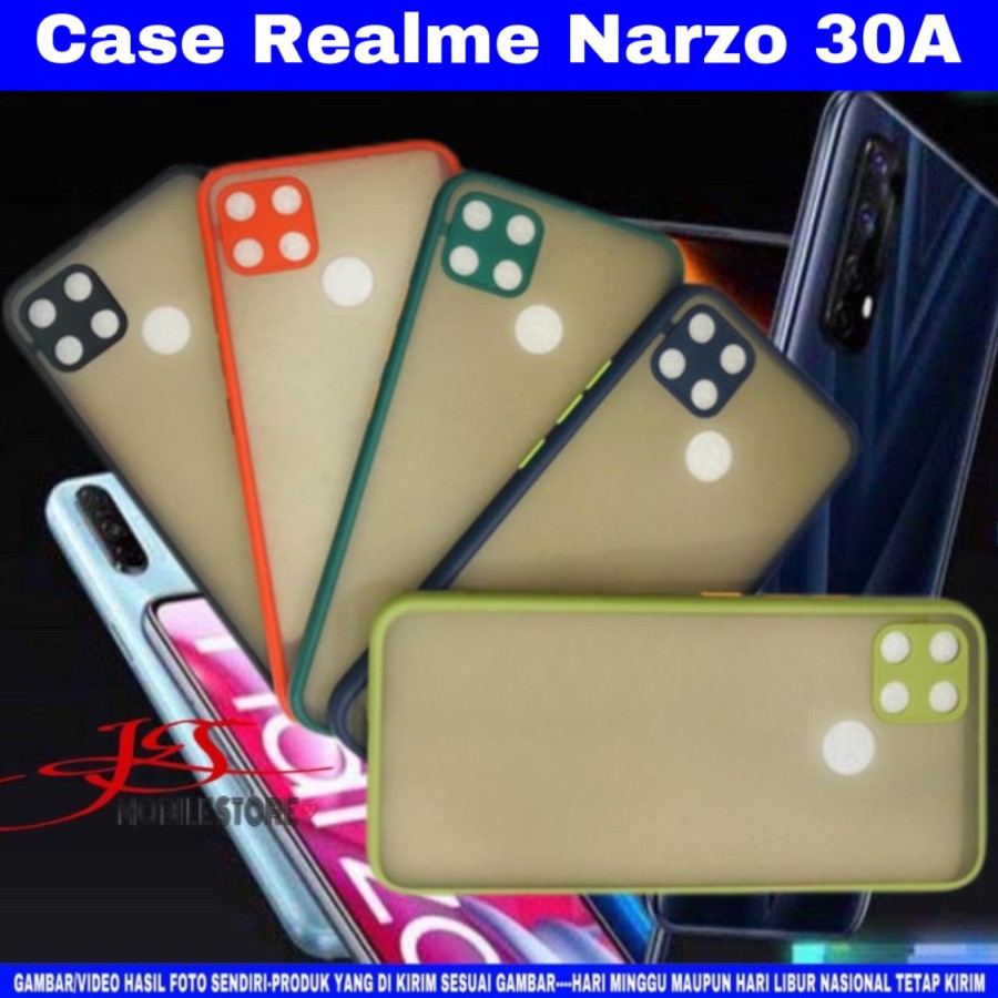 case Realme Narzo 30A - silikon Narzo 30A - hardcase Narzo 30A
