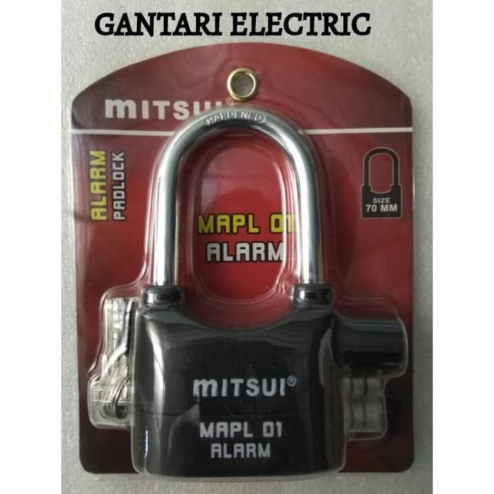 Gembok Alarm Anti Maling Suara Nyaring Bikin Maling Merinding Harga Miring