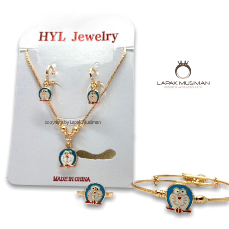 [Bayar di Tempat] Perhiasan Set Anak Kalung Anak Set