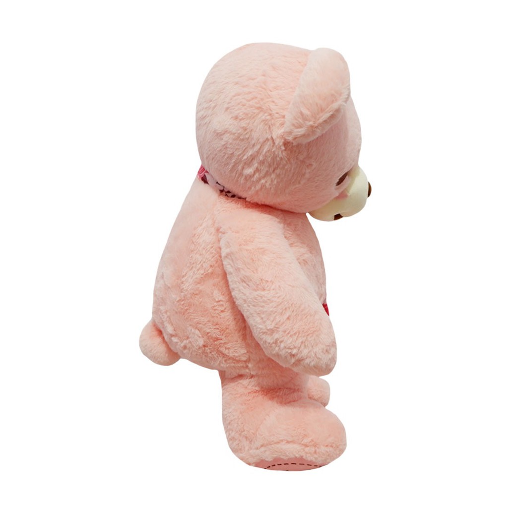 Boneka beruang jumbo pink Teddy Bear Istana Boneka STD Bonita with Syal