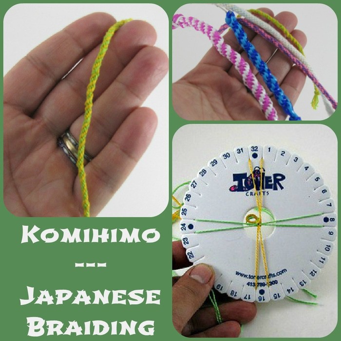 TBI Gelang Friendship Bracelet Kumihimo Japanish Braiding Disk Circle Plat***