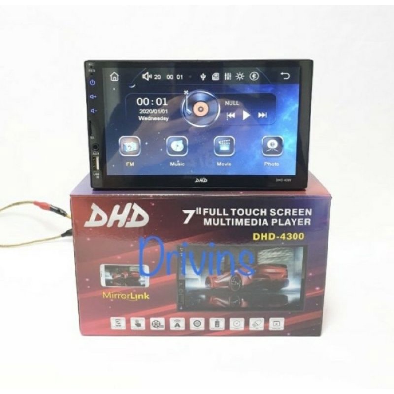 Head unit Double Din Deckles DHD (4300) Body panjang