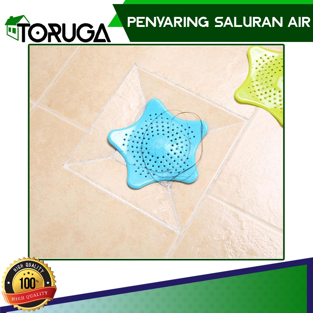 Penutup Saluran Air Lubang Wastafel Saringan Silikon Bintang Anti Sumbat Water Tank