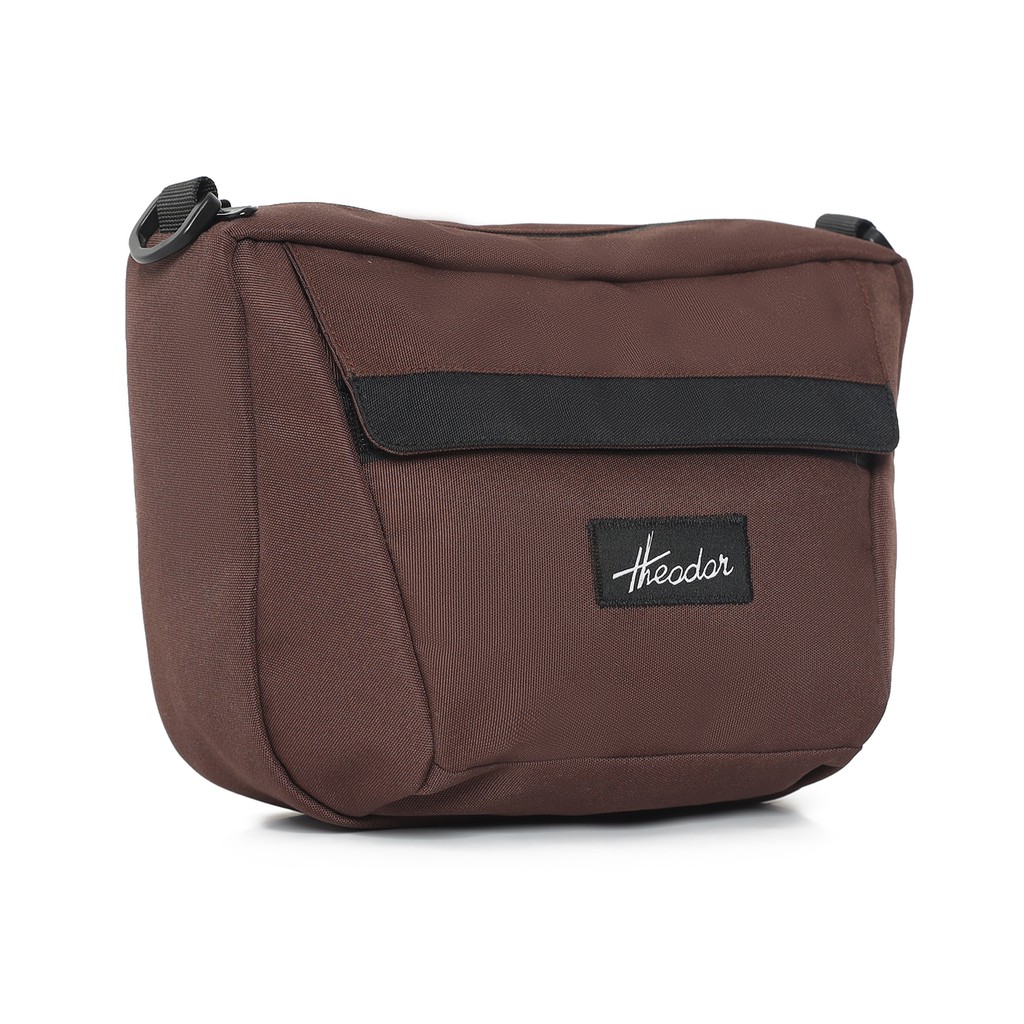 THEODOR Sling Bag VAROS Brown. High Quality. Sling Bag Pria Wanita. Handlebar Bag. Tas Sepeda.