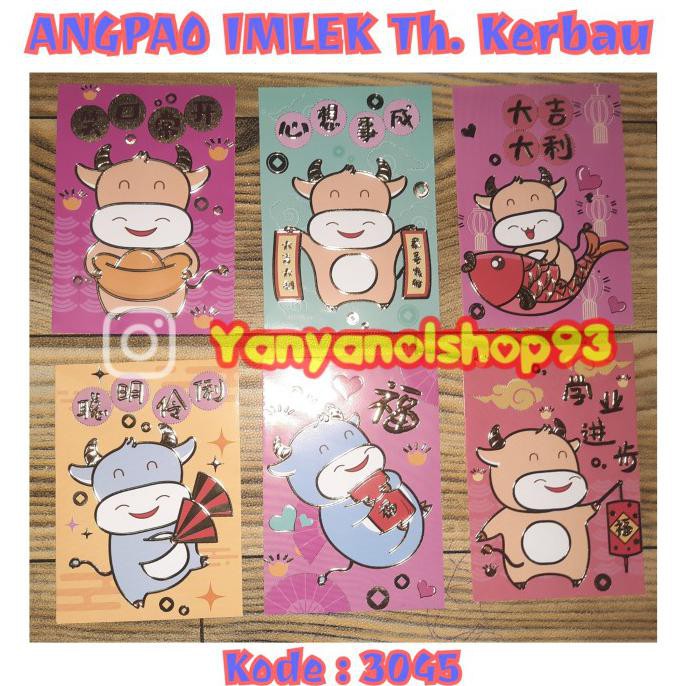 

Produk Terbaik] Kertas Angpao Imlek Th. Kerbau 2021 - C (Isi 36 Lembar)