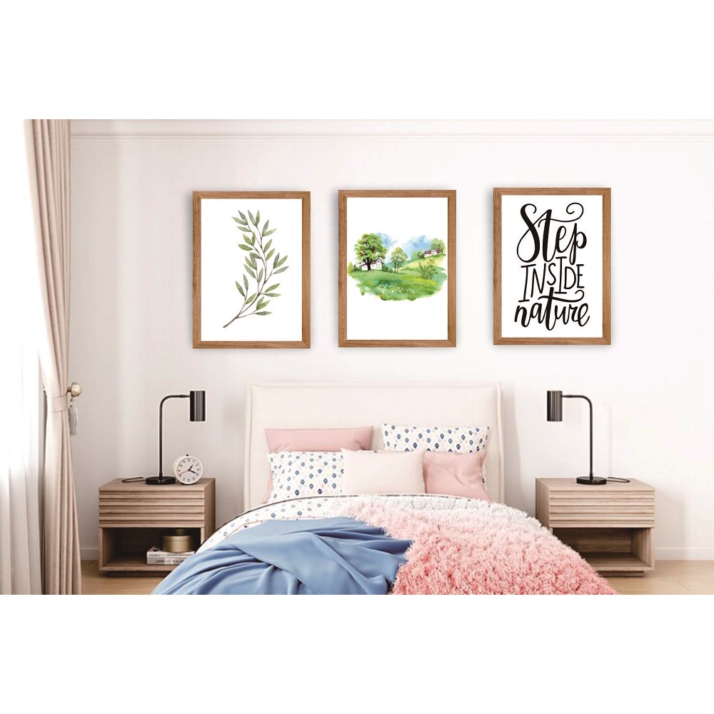 Frame Hiasan Dinding Aesthethic Wall Decor Minimalis Pajangan Rumah Dekorasi Poster Vintage Quotes Motivasi 3D Kayu Tebal 20 x 30 - 30 x 40