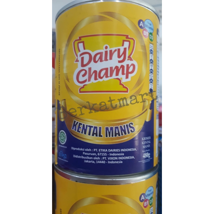 Susu Krimer Kental Manis Dairy Champ 500 Gram