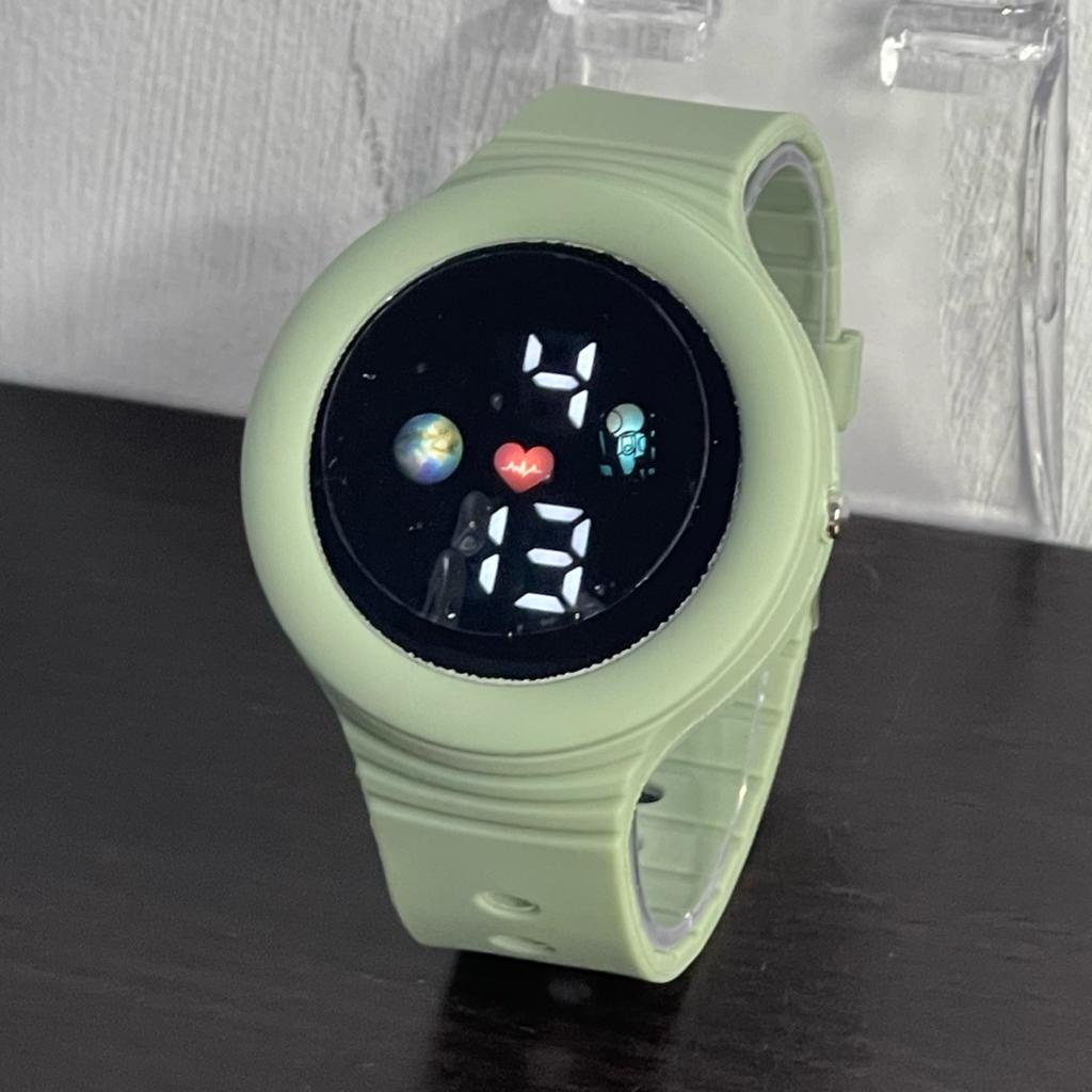 Jam Tangan Wanita Cewek Anak Perempuan Digital LED Anti Air Jumbo LDM12