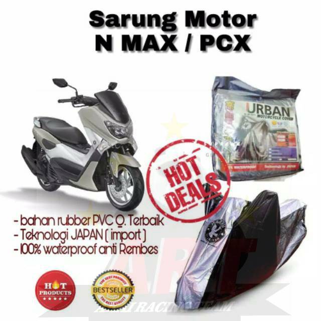 Sarung Motor Urban Ukuran Jumbo Dan Standard Untuk Motor Nmax Pcx Beat Vario Mio Vixion Aerox Lexi Ninja R15 R25 Gsx Sonic Satria Fu Mx King 150