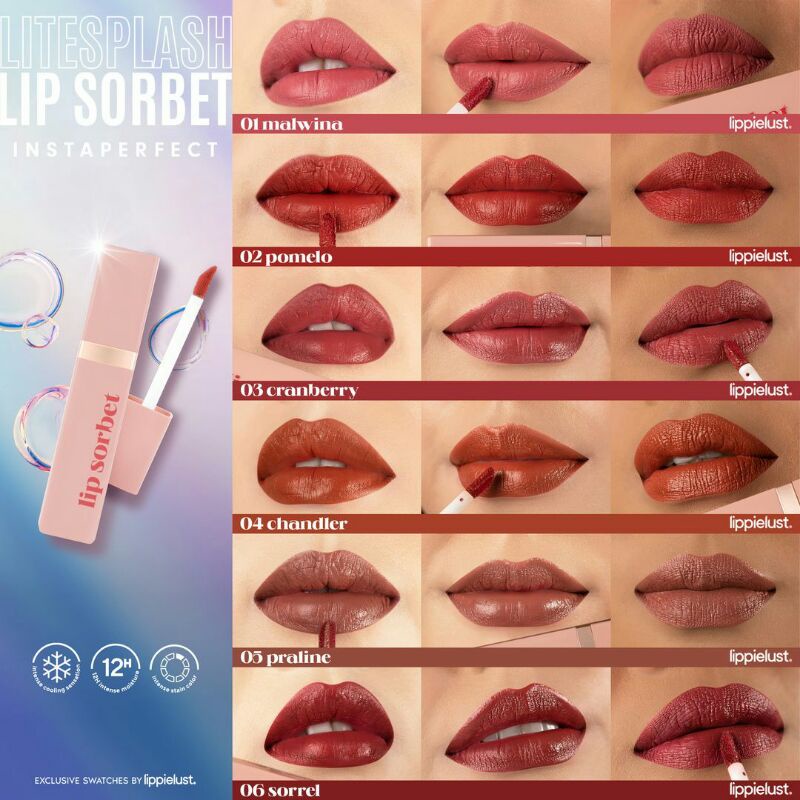 Wardah Instaperfect Litesplash Lip Sorbet Lipstick